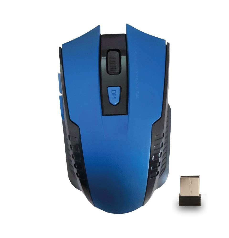 Oyuncu Mouse Gaming Kablosuz 2.4 Ghz Wireless 6 Tuşlu Oyuncu Mouse Mavi